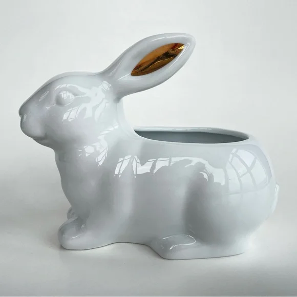 Threshold Rabbit-Shaped Porcelain Candy Dish - Picture 5 of 14